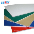 Alumetal green internal wall ldpe core aluminium composite panel